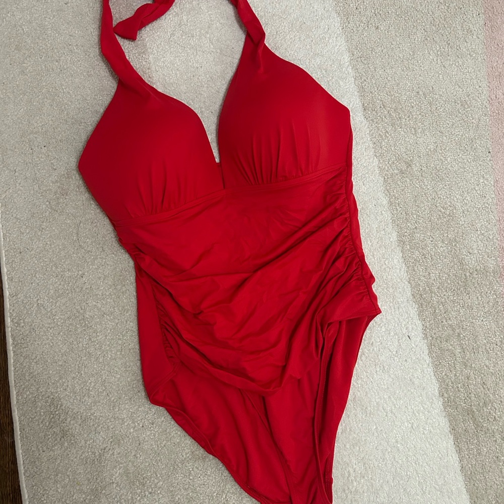 Ralph Lauren Vibrant Red Kids One Piece